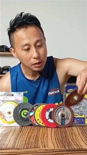 A flap disc is a stack of several abrasive pieces for sanding purposes.