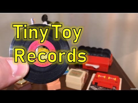 You Won’t Believe These Tiny 70s/80s Record Players! Mini record player, tiny records, 1970s 1980s
