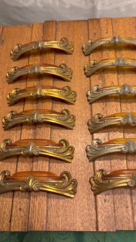 Waterfall Dresser Handles, Selling Individually - Antique Furniture Hardware - Etsy