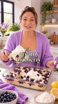 Blueberry Cottage Cheese Cheesecake