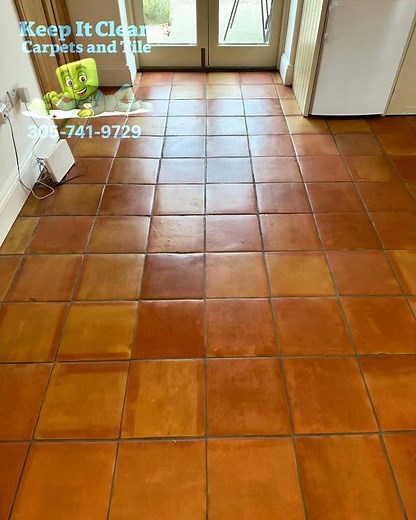 Mexican Saltillo Floor Restoration in Miami | Before & After Results