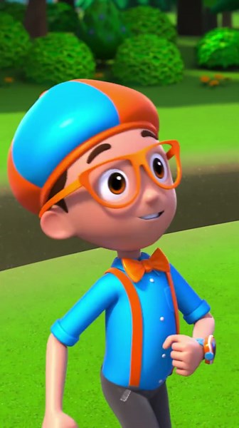 Zipline Fun and Super Slide! 🎉🛝 Learn with #Blippi #BlippiWonders #Shorts