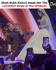 18K views · 703 reactions | Shah Rukh Khan's Made Her The LUCKIEST Bride In The WORLD! Shah Rukh Khan performed at a high profile wedding and he made sure the make the bride's moment the most special! | The Live | Facebook