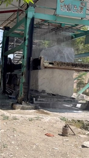 Marble stone cutting Machine in working. Marble slab cutting. Stone cutting. #stoneprocessing