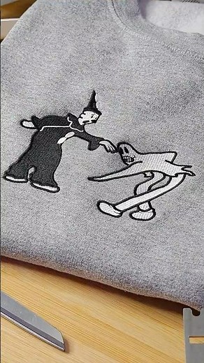 Making a custom Embroidered Sweater 🔥