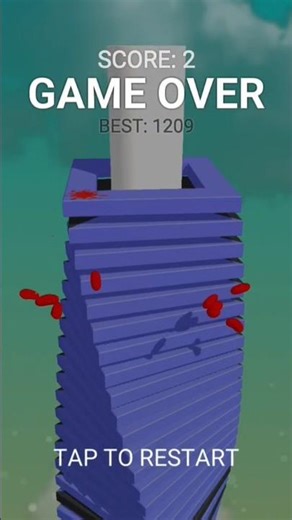 Stack Ball Finally Level 645 Gameplay | Easy Win Helix Smash | Full Walkthrough #gaming #gameplay