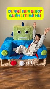 49 reactions | Diy sofa robot người sắt độc lạ #dıy #decor | Nhà Đẹp & Chill | Facebook