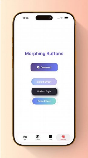 SwiftUI Advanced Animation Showcase - Card Stack Text Effect Grid Hero Animation Button Effect 😎🔥