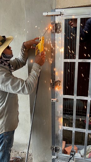 1M views · 4.8K reactions | Iron door installation techniques | Cooking Foods Srey Pov Natural life | Facebook