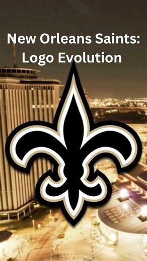 The New Orleans Saints logo has changed more than you think ⚜️🔥 #NFLHistory