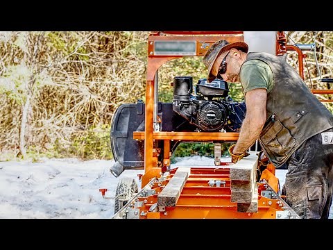 Milling Lumber for the New Off Grid Log Cabin and Wilderness Homestead