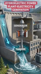 Water to Electricity: Amazing Power of Flowing Water #shorts