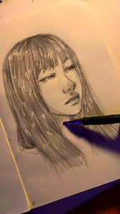 How I Draw Face in 3/4 Angle | ASMR (trust the process) fbartpage: Ln3arts | Lenie Pabelonia