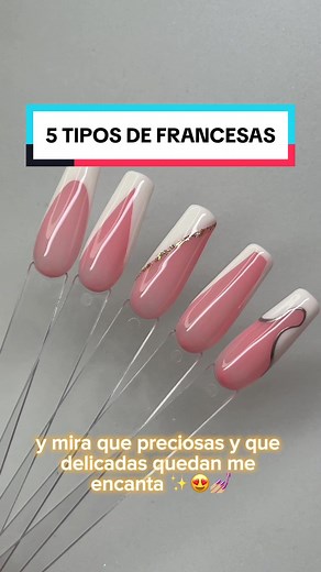 5 Tipos de Francesas en Uñas: Tutorial Completo