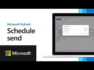 How to schedule send an email - New Outlook for Windows