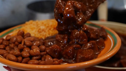 Super easy chile colorado pork stew
