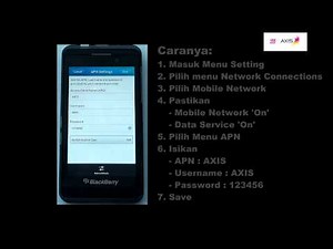 Setting APN BlackBerry Z10