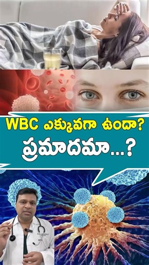 WBC ఎక్కువగా ఉందా? ప్రమాదమా | #hematologist | Dr. Chandrasekhar Bendi