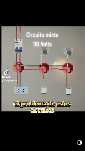 asi se hace un circuito mixto #electricidad