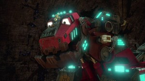 Your favorite group of trux are going on more SUPERCHARGED adventures! Dozer gets an upgrade, Ton-Ton participates in the "Doom Run" ore race, and the whole gang meet some new trux in the crater (good and bad)! All new episodes of Dinotrux Supercharged begin streaming on Netflix this Friday! | Dinotrux