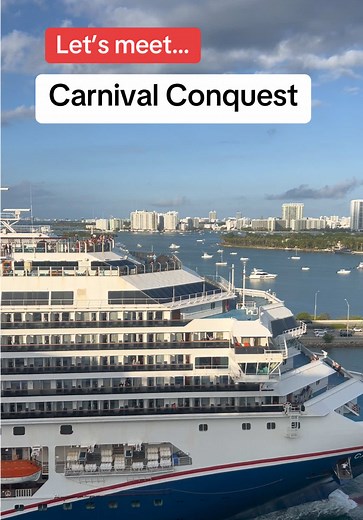 Introducing the Carnival Conquest! Have you sailed on her? #carnival #carnivalcruise #choosefun #cruise #cruiseship #travelagent