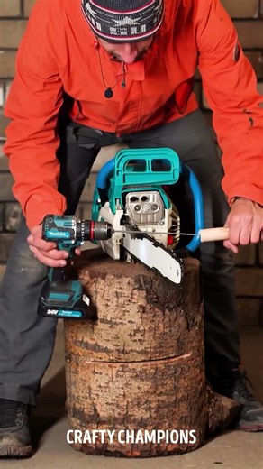 Best tool for chainsaw sharpening #wood #chainsaw #craftychampions
