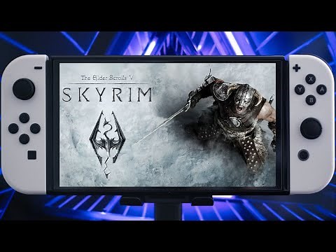 Switch Oled Handheld - The Elder Scrolls V: Skyrim Gameplay and Graphics