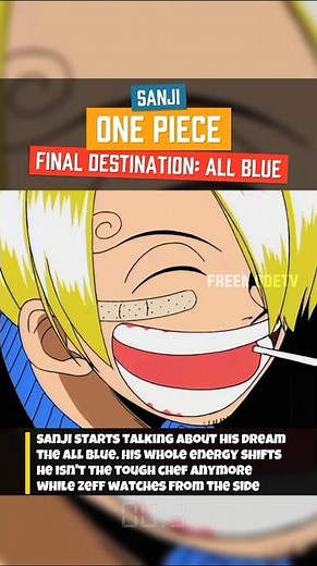 Sanji's Final Destination: The All Blue 🌀💙 🌊 One Piece Luffy