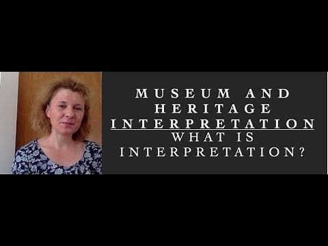 Introduction - what is interpretation?