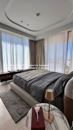 WiseView | Real Estate on Instagram: "And just like that… your dream apartment in Dubai becomes reality. At Wiseview, we make buying property in Dubai effortless from choosing high-demand locations and premium interiors to handling all the legal and financial steps. Whether you’re looking for a home to live in or a smart investment, we’ve got you covered. DM us or click the link in bio to start your journey to owning property in Dubai today!"