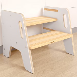 Wooden Step Stool, Toddler Kitchen Stool Helper Bathroom Portable Pine Wood Anti-slip Foot Stools Step Ladder Adults Kids - Walmart.com