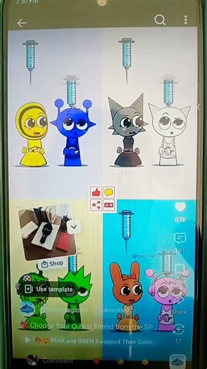 Choose your cutest friend from the SPRUNKI squad "#sprunki #funny #animation