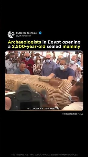 2500-Year-Old Mummy Opened After Centuries 😳🗝️