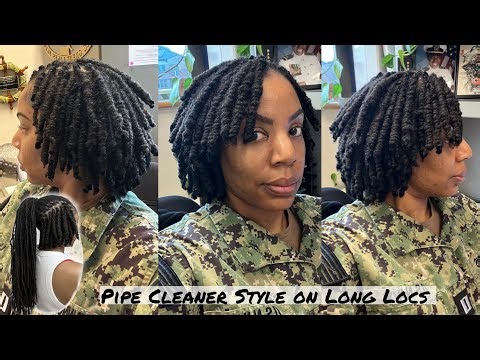 Pipe Cleaner Style on Long Locs | Rebekah Elaine| Loc Diaries