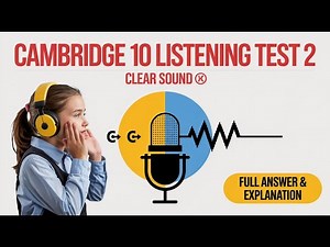 Cambridge 10 listening test 2 | Transport survey IELTS listening test | CLEAR SOUND 🔊 |2025|ANSWER