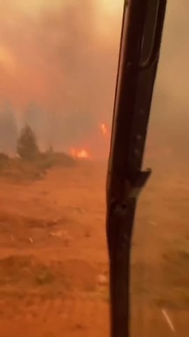 TheHotshotWakeUp: Substack/Podcast on Instagram: "California: I’ve received too many messages to ignore the obvious… It sounds like The Park Fire is totally f*cked. Numerous resources self demobed today after the fire jumped a 16 blade wide dozer push, that’s the footage above. I’ve been told another dozer burned up today, and the operator received burns to the face and neck. Multiple crew members got singed while trying to catch spots and hold the line. They were talking about suppression repai
