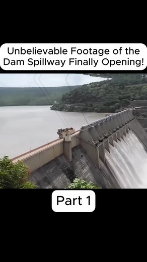 Incredible Footage of Dam Spillway Opening - Part 1