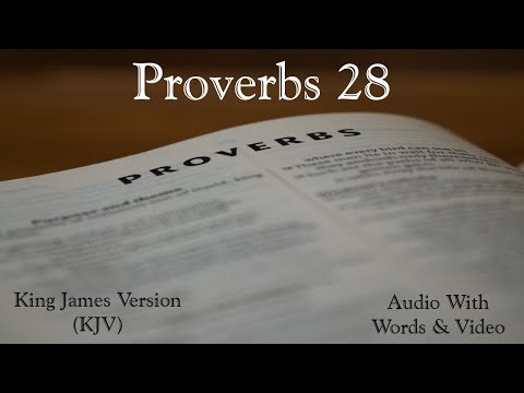 Proverbs 28 - Holy Bible - King James Version (KJV) Audio Bible With Video