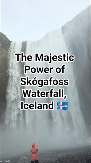 The Majestic Power of Skógafoss Waterfall, Iceland 🇮🇸
