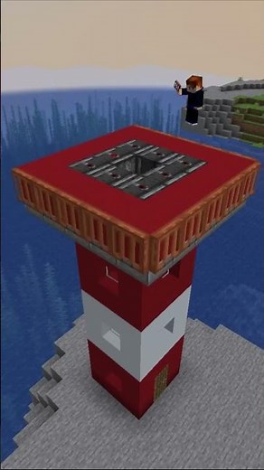 How to build: Redstone Lighthouse