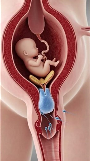 Why Sperm Can’t Enter: Cervical Mucus Plug Explained in 3D