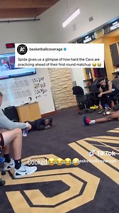 They getting that miracle on ice treatment 😭 #donovanmitchell #spida #cavs #cavaliers #nba