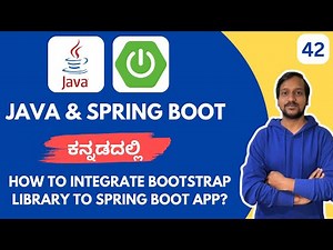 Spring Boot for Beginners in Kannada | How to Intergrate Bootstrap library into Spring Boot App?