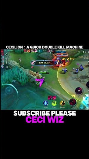 CECILION : A QUICK DOUBLE KILL MACHINE | GLOBAL CECILION BEST BUILD - MLBB