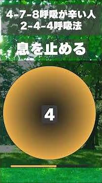 【初心者向け】4-7-8が辛いなら「2-4-4呼吸」から始めよう！ 注意点：安全な姿勢で行う、運転中は避ける、めまいで中止 #呼吸法 #ストレス軽減 #自律神経 #デスクワーク #マインドフルネス
