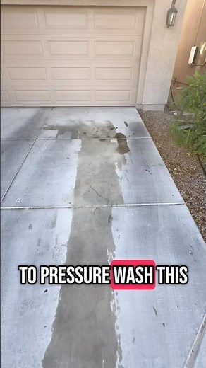 Oil stain removal on concrete driveway #powerwashing #residentialcleaning #diy