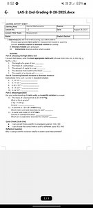 Activities:Part A: Choosing the Right Metric UnitFor each it... | Filo