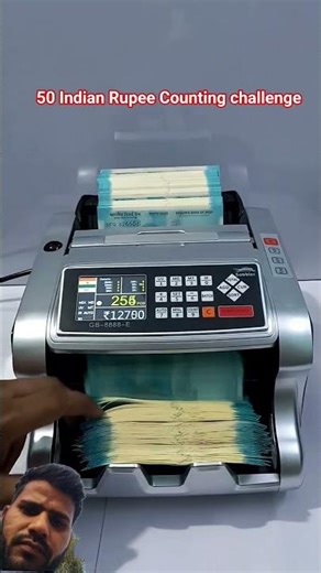 50 Rs Counting Challenge #shorts #money #counting #challenge #reelforyou #machine #dollar #currency
