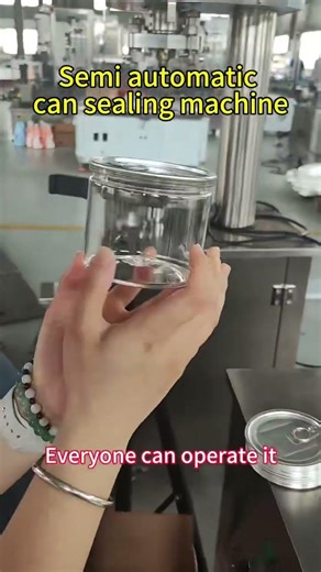 Semi-auto can sealing machine. #cansealingmachine #sealingmachine #canseamer #canseamingmachine