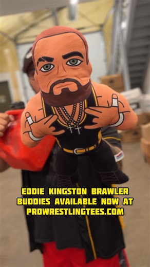 6.9K views · 102 reactions | Who else is ready for Eddie Kingston’s return at ALL OUT? Get his new AEW Brawler Buddies 21” stuffed plush now!  https://pwtees.co/46pEITI | Pro Wrestling Tees | Facebook